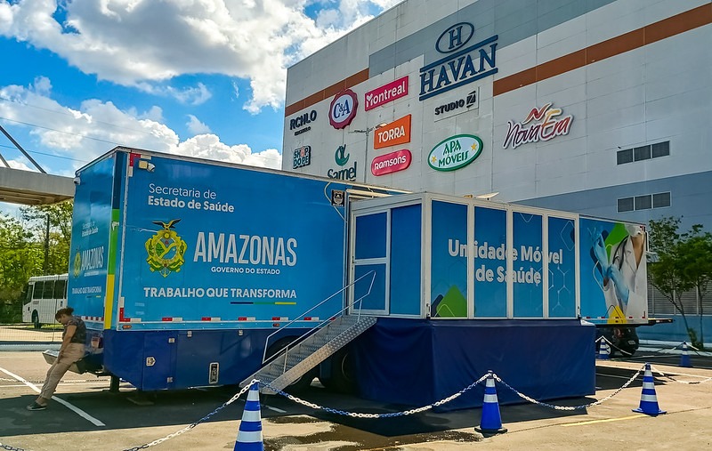 Carretas da Saúde vão atender na zona leste de Manaus e em Manacapuru