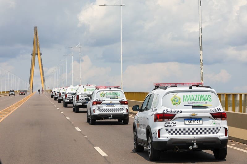 Governo do Amazonas inicia envio de 60 viaturas para reforçar segurança no interior do estado