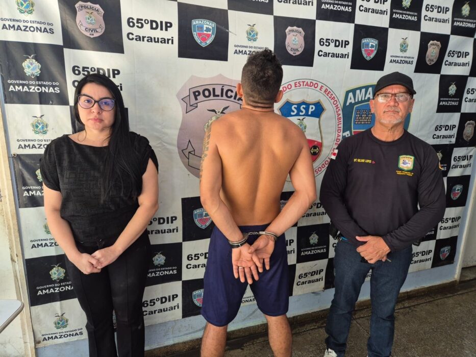 Homem é preso por violência psicológica e outros crimes contra a companheira, em Carauari