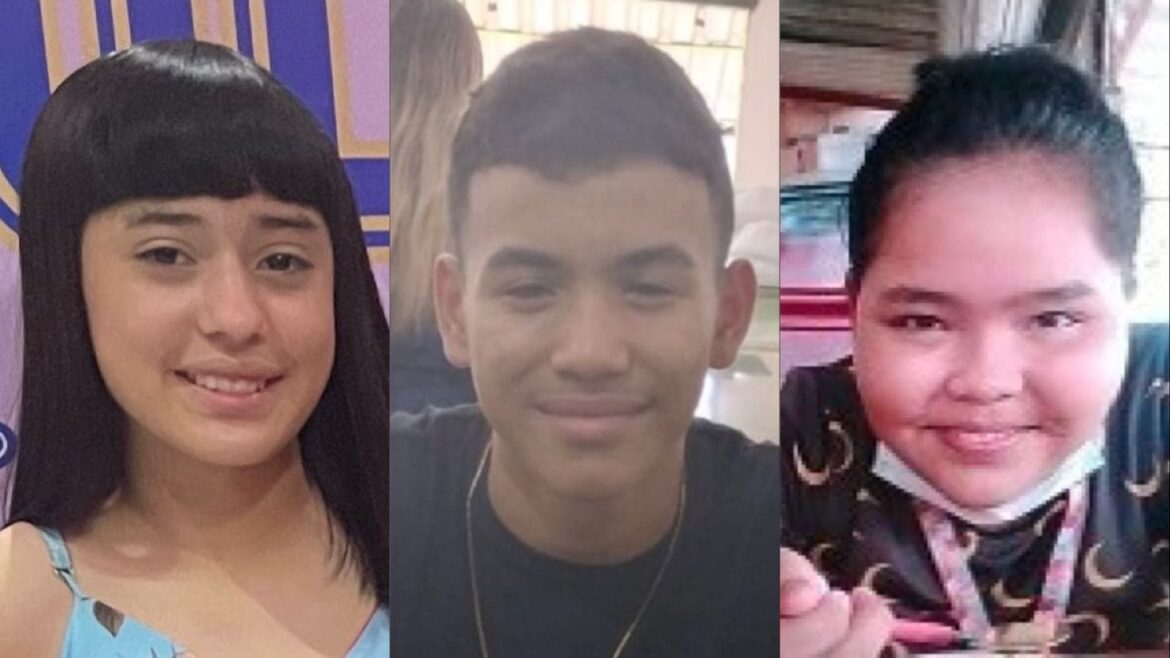 Polícia divulga imagens de três adolescentes desaparecidos em Manaus