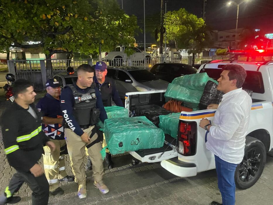 Fiscalização do Detran-AM auxilia PC-AM na apreensão 580 tabletes de entorpecentes durante ação na zona centro-oeste