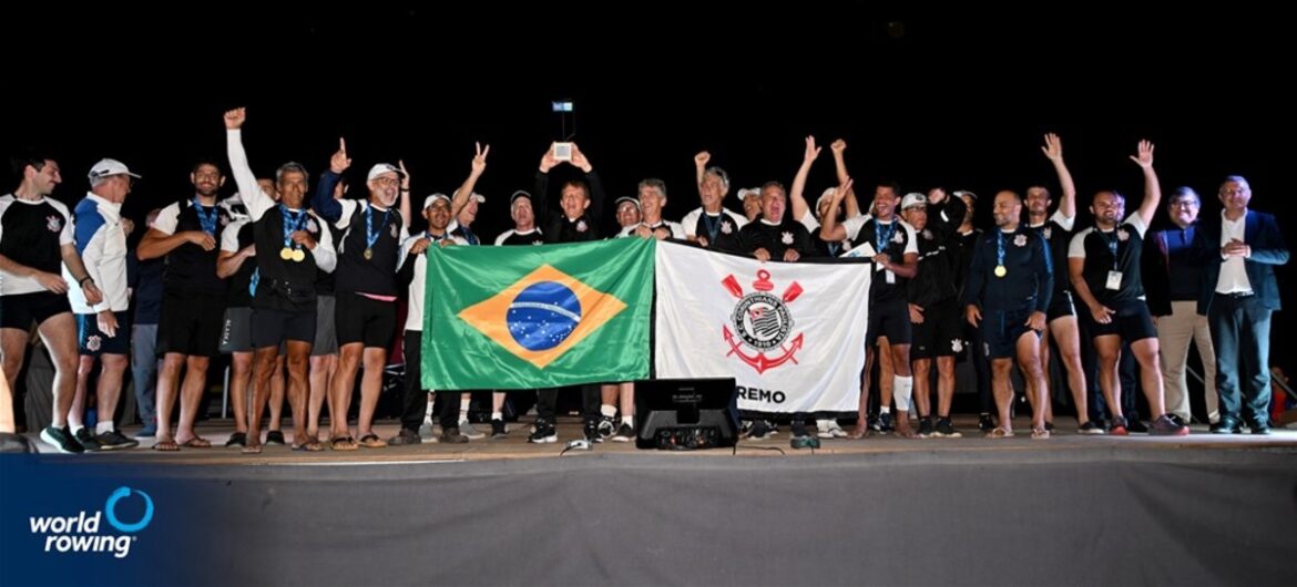 Corinthians é bicampeão no Mundial de Remo Master