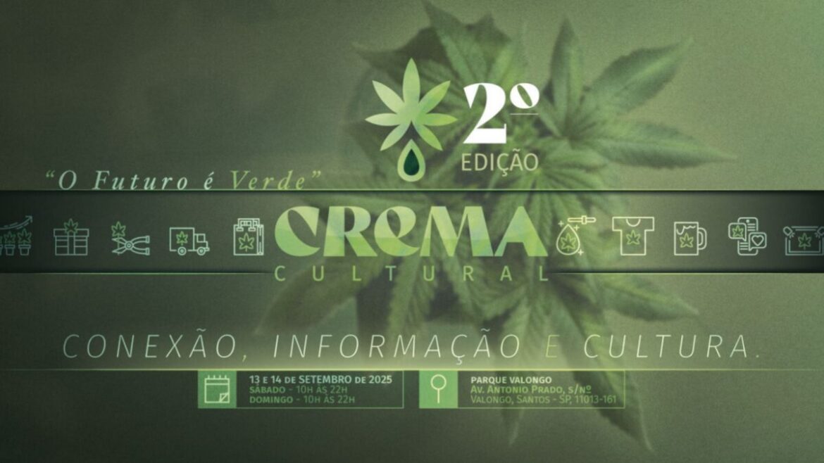 Congresso Crema debate cannabis em Santos/SP