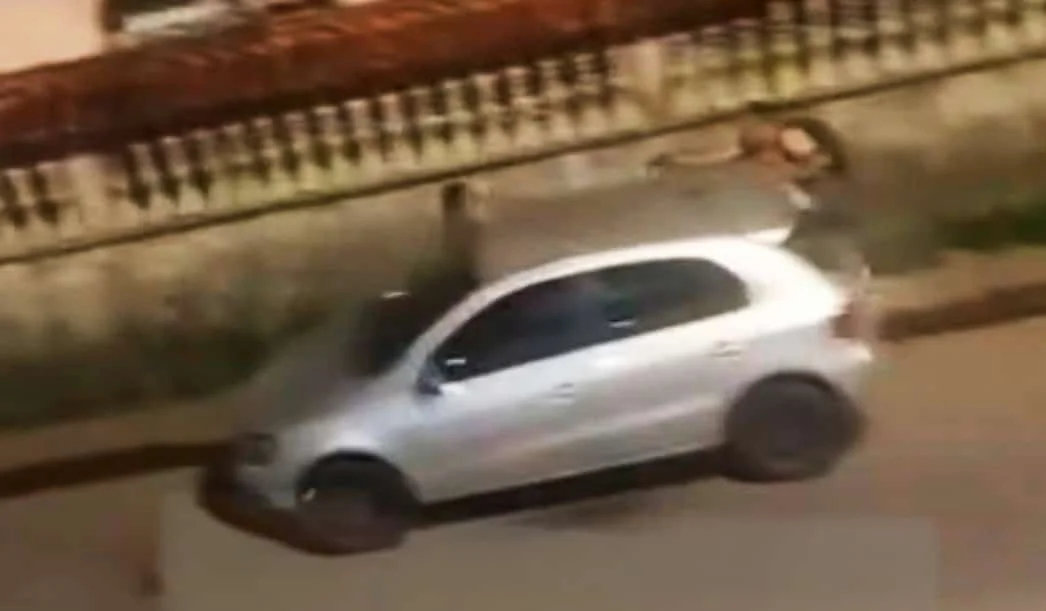 PM é filmado perseguindo e atirando na ex em Manaus