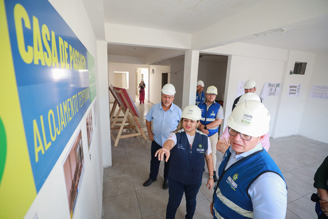 Governo do Amazonas avança nas obras da Casa de Passagem, para abrigar pessoas em situação de rua no Centro