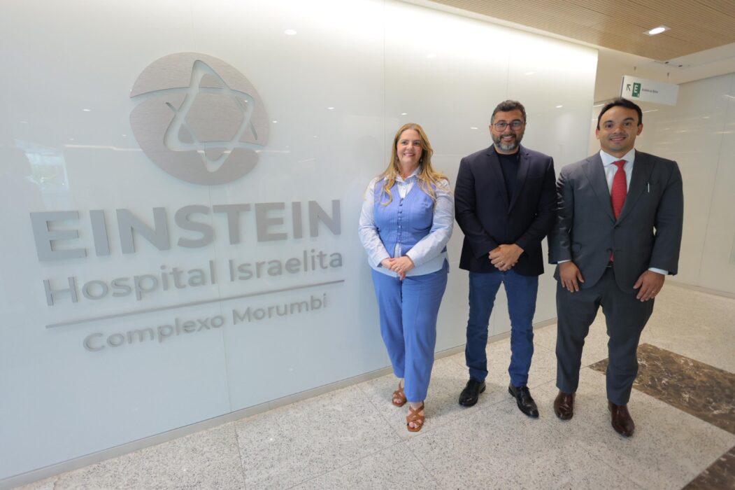 Governador Wilson Lima apresenta avanços da saúde do Amazonas em reunião no Einstein Hospital Israelita