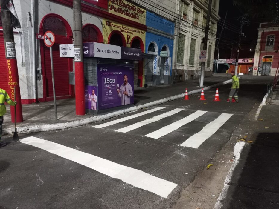 Prefeitura de Manaus reforça sinalização no Centro para aumentar segurança viária