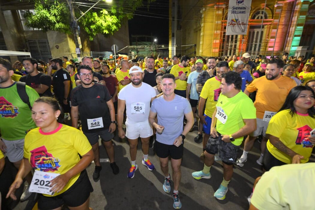 Prefeito David Almeida destaca sucesso da 1ª corrida ‘#SouManaus’ no centro histórico e celebra participação de mais de 6 mil pessoas