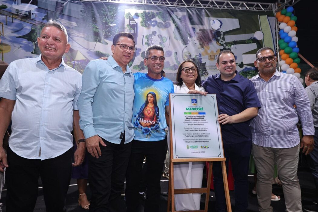 Com emenda do presidente Roberto Cidade, Praça da Bandeira é entregue totalmente revitalizada em Manicoré
