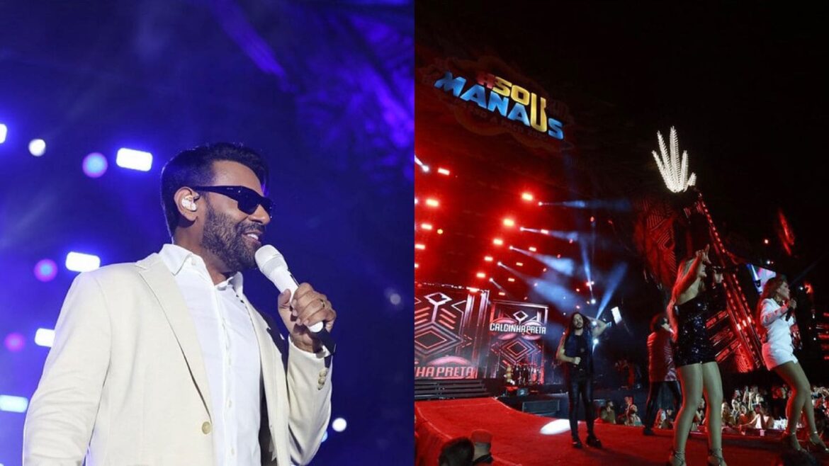 Pablo e Calcinha Preta fazem do Palco Malcher um espetáculo de romantismo e energia no #SouManaus 2025