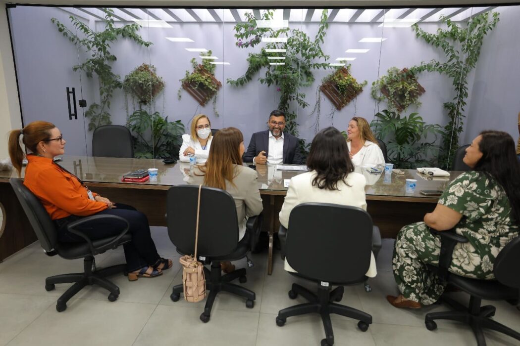 Governador Wilson Lima recebe equipe do Einstein Hospital Israelita para conhecer avanços da saúde no Amazonas