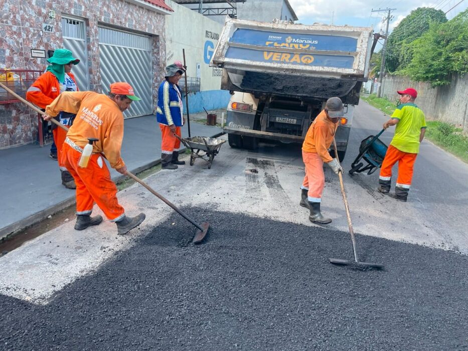 Prefeitura de Manaus recupera rua Pimenta Bueno e transforma mobilidade no bairro São Francisco