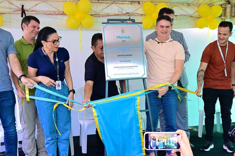 Prefeito David Almeida reinaugura USFR São Pedro ampliando cobertura da atenção primária na zona rural de Manaus