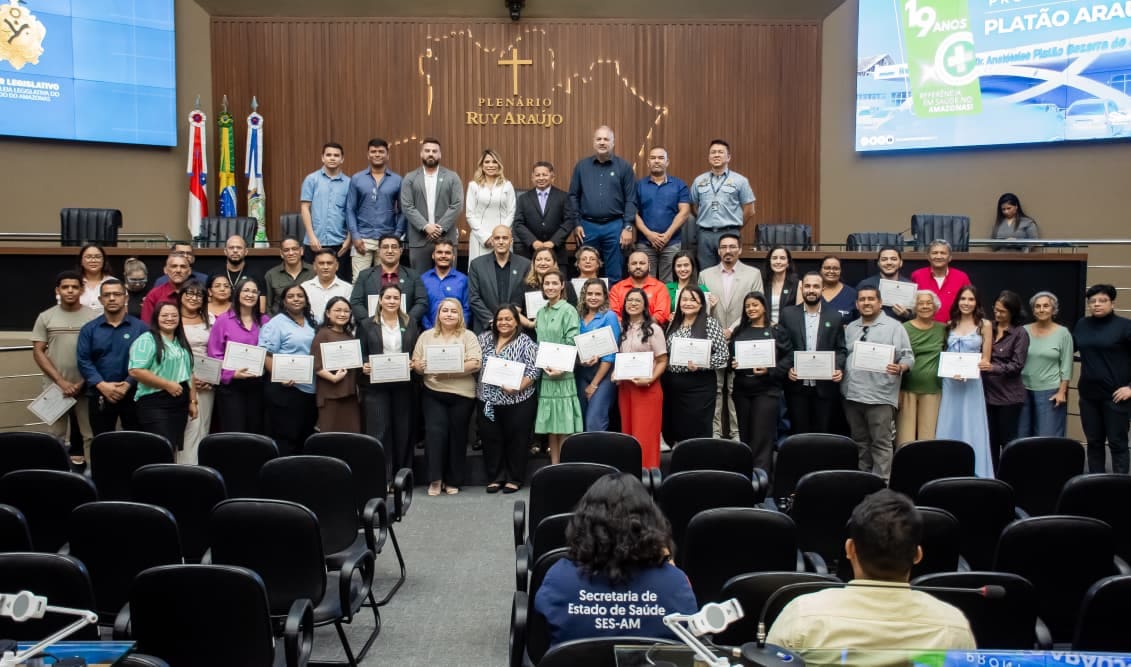 HPS Platão Araújo completa 19 anos e é homenageado na Aleam