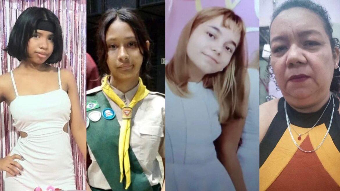Polícia divulga imagens de quatro mulheres desaparecidas em Manaus