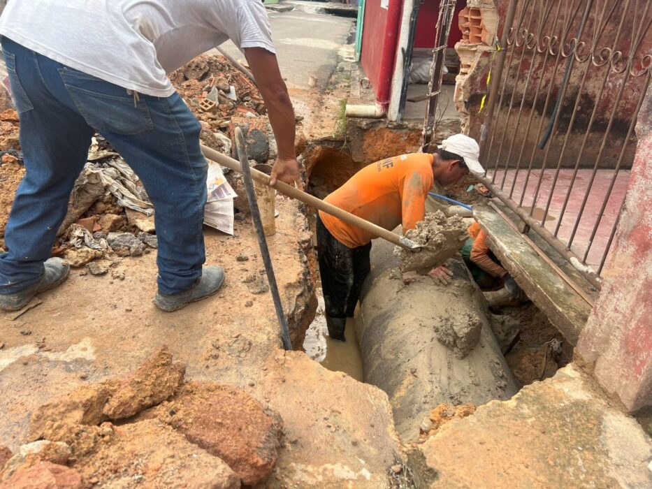 Prefeitura de Manaus recupera drenagem profunda e melhora sistema de escoamento no bairro Vila da Prata