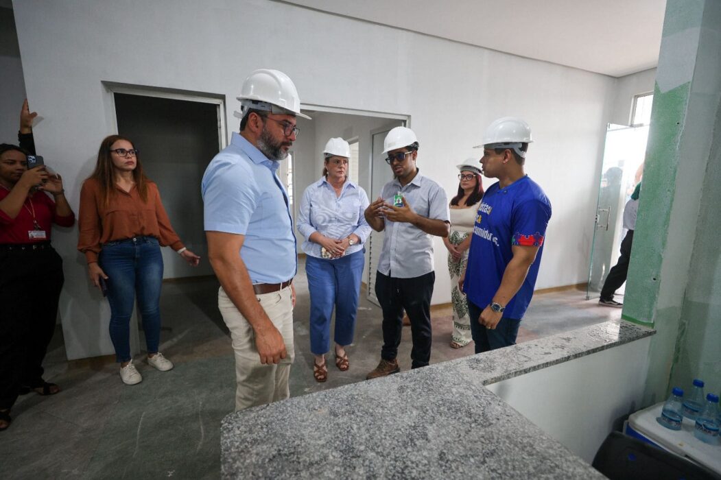 Governador Wilson Lima vistoria obras do segundo Caic especializado no atendimento de crianças com Transtorno do Espectro Autista