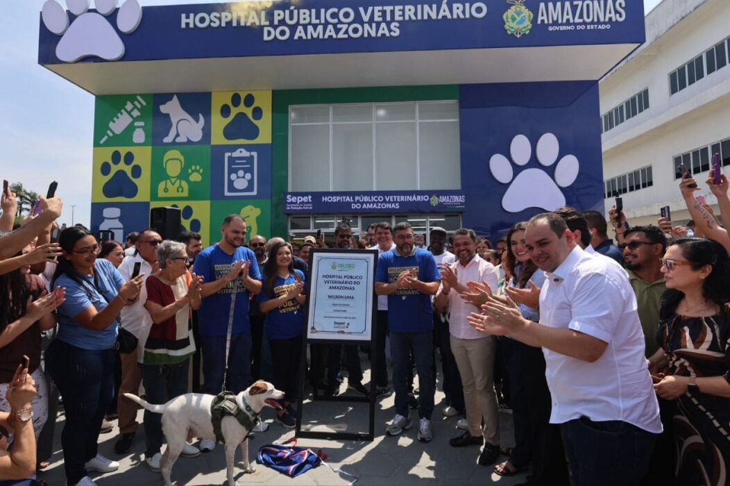 Governador Wilson Lima inaugura maior Hospital Público Veterinário da América Latina