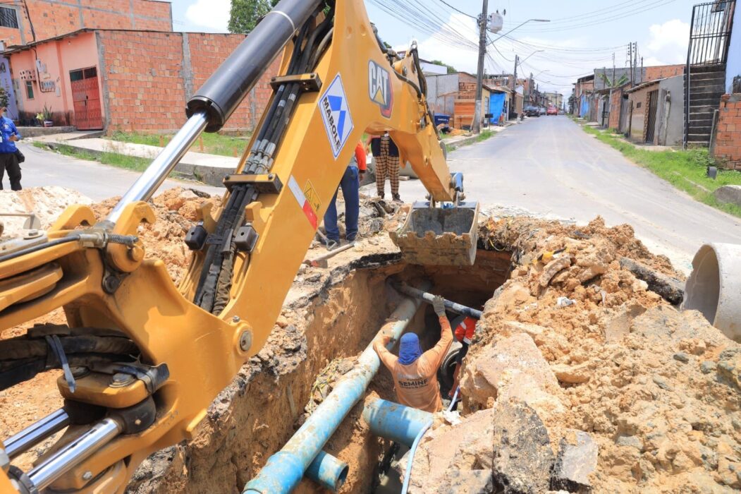 Prefeitura realiza obra emergencial e recupera galeria subterrânea na comunidade Nova Floresta