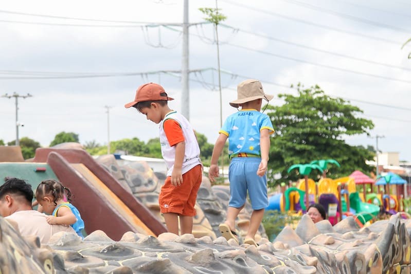 Creche da Prefeitura de Manaus encerra ‘Semana da Criança’ no parque Gigantes da Floresta