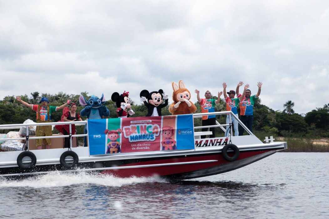 ‘Brinca Manaus’ leva diversão e solidariedade à zona rural em celebração histórica do Dia das Crianças