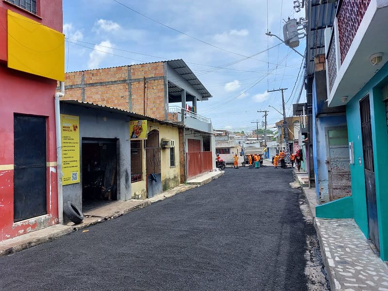 Prefeitura reforça infraestrutura com manutenção asfáltica no bairro Zumbi dos Palmares