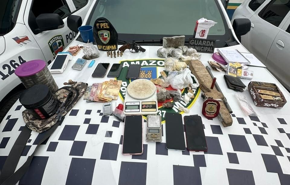 Polícia prende três pessoas por tráfico de drogas em Nova Olinda do Norte