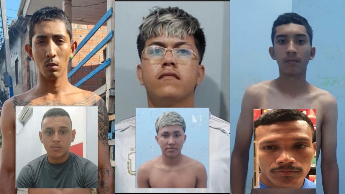 Polícia divulga imagens de seis homens procurados por homicídios qualificados praticados em Coari