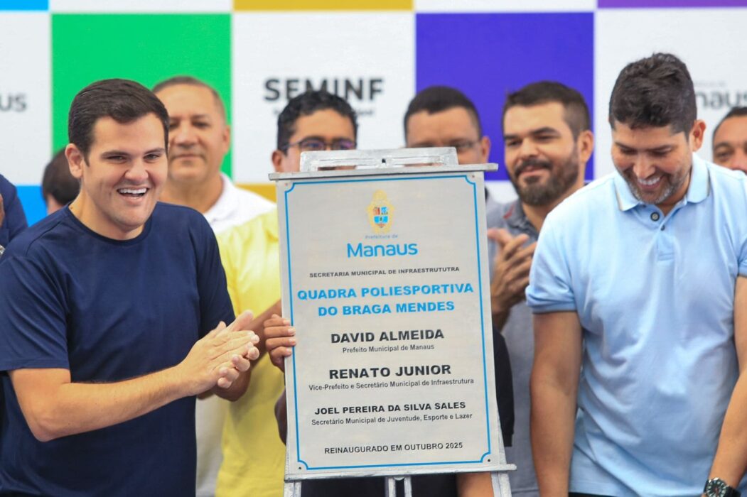 Vice-prefeito Renato Junior entrega nova quadra do Braga Mendes, o 32º espaço esportivo inaugurado pela atual gestão municipal