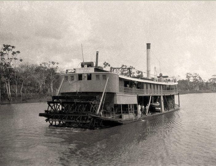 Museu no paço da Liberdade abriga a exposição sobre navegação fluvial no ciclo da borracha