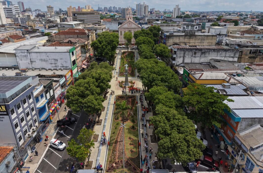 Prefeito David Almeida presenteia Manaus com praça dos Remédios revitalizada e transforma símbolo histórico em espaço de dignidade