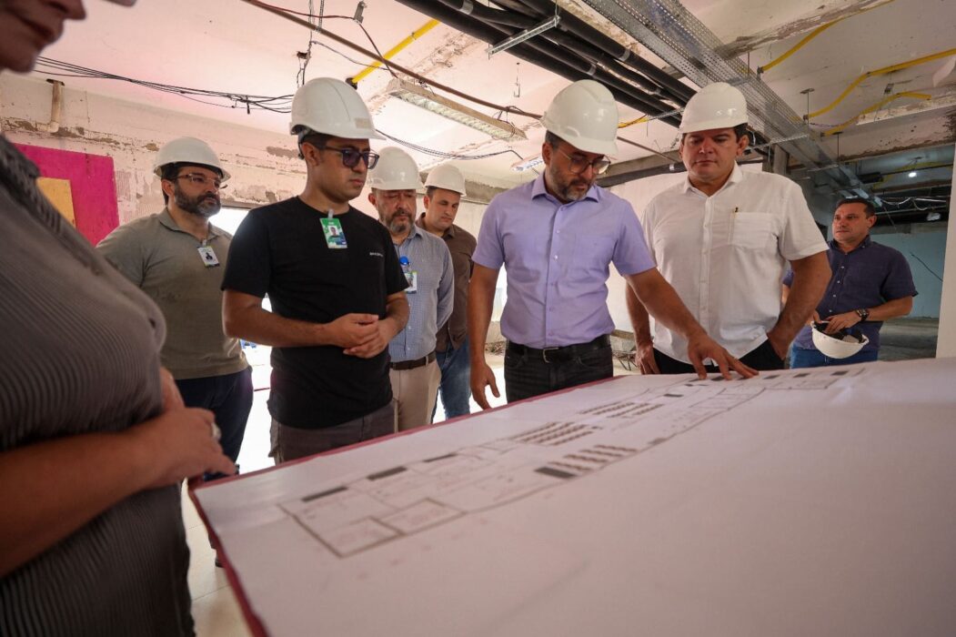 Governador Wilson Lima vistoria obras de Policlínica e de Hospital Dia do Complexo Hospitalar Sul
