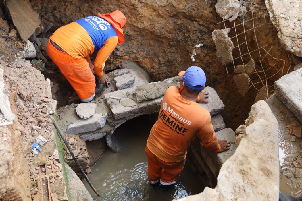 Seminf intensifica recuperação de drenagens no bairro Alvorada e reforça ações contra alagamentos