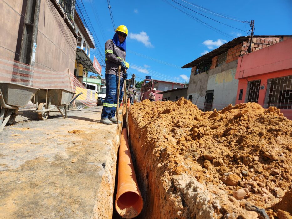 Águas de Manaus avança com obras de esgoto em todas as zonas da cidade; Confira