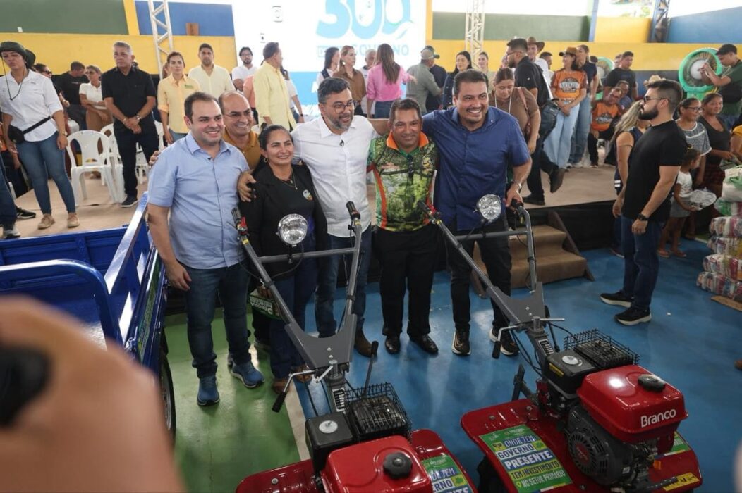 Governador Wilson Lima destina R$ 300 mil para a Festa do Leite em Autazes e realiza entregas para o setor primário