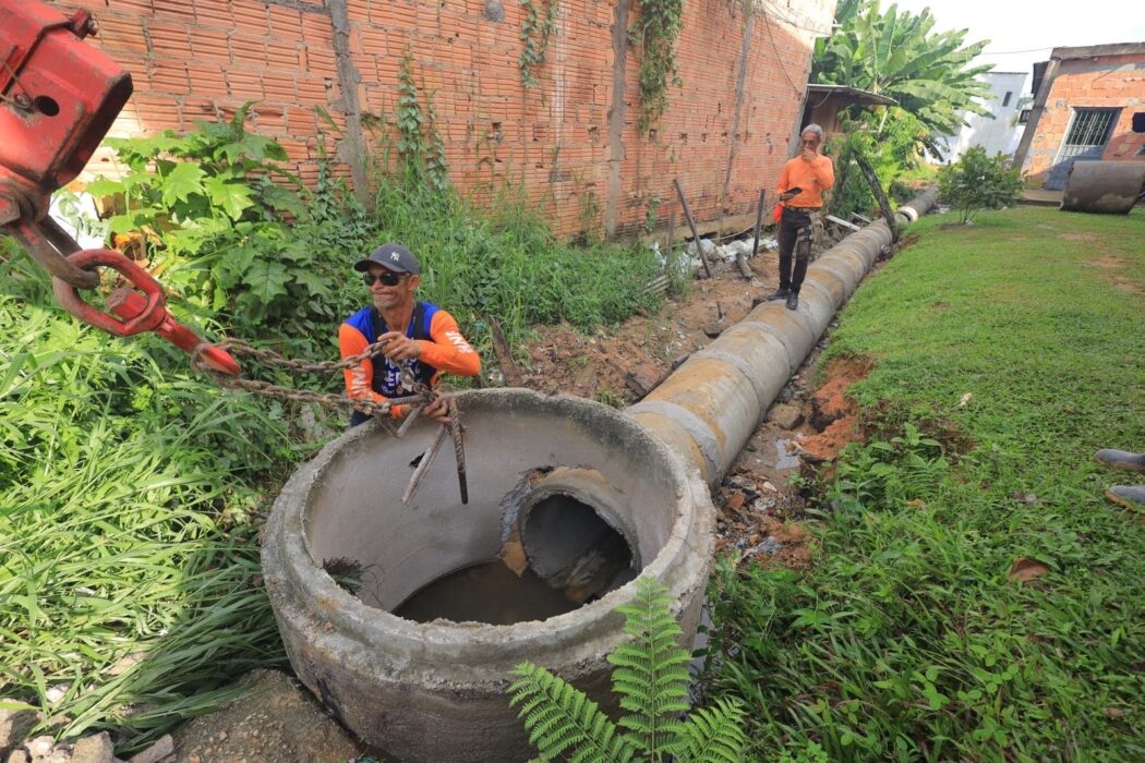 Prefeitura Implanta novo sistema de drenagem profunda no bairro Redenção