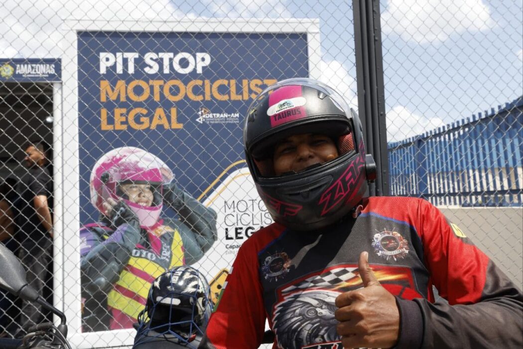 Governador Wilson Lima entrega primeiro Pit Stop do Motociclista Legal em Manaus