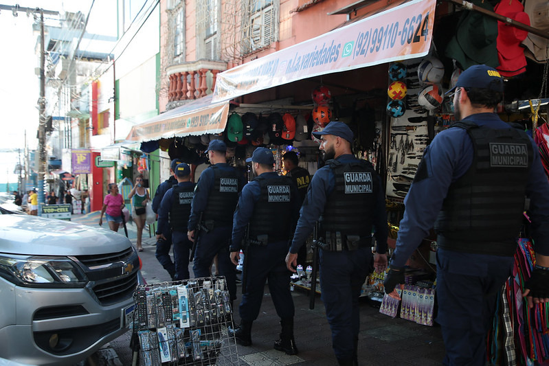 Operação 'Boas-Festas'  reforça segurança no Centro Manaus