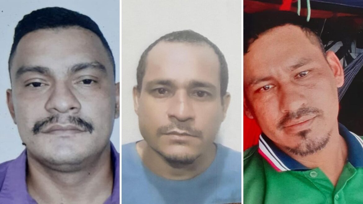 Polícia divulgação imagens de três homens que desapareceram em Manaus