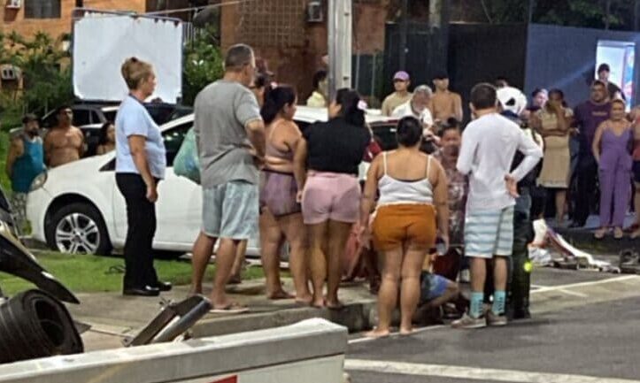 Suspeitos furam blitz, são perseguidos e presos com drogas em Manaus