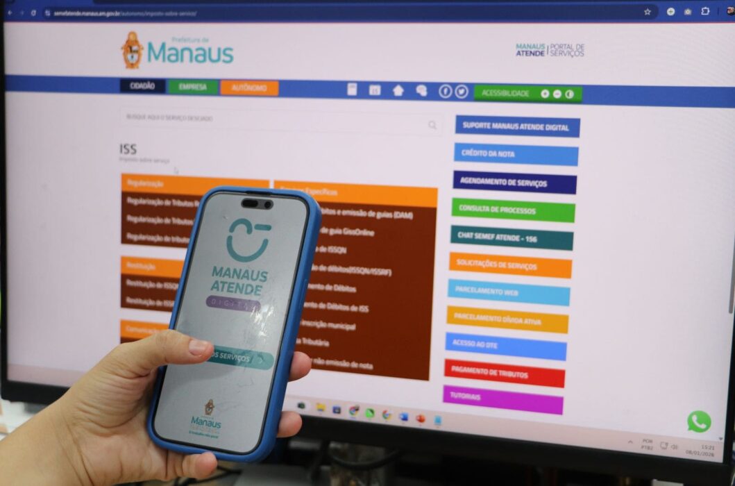 ISS Fixo e Alvará 2026 já estão disponíveis para consulta e pagamento em Manaus