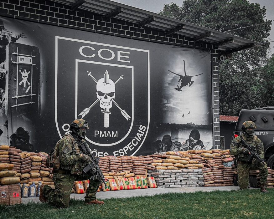 Apreensão recorde: Polícia Militar do Amazonas retira de circulação 28 toneladas de drogas em 2025