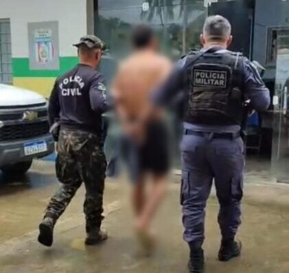 Homem que agrediu uma criança com um pedaço de madeira é preso em Carauari