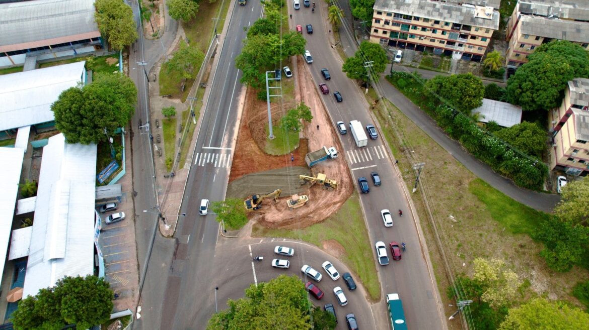 Manaus avança com a construção do complexo viário Passarão e amplia mobilidade urbana na zona Oeste