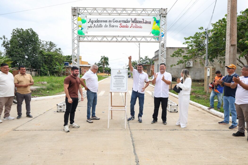 Governador Wilson Lima inaugura sistemas viários em Maraã e Uarini e amplia investimentos em mobilidade urbana no interior