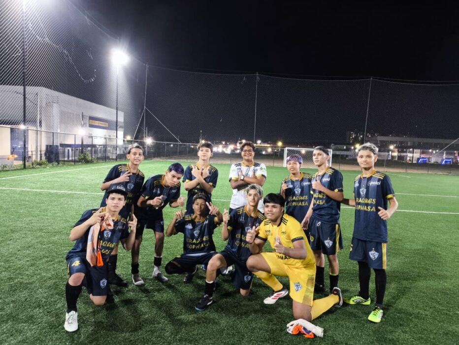 Atletas do Pelci garantem vaga na final do Campeonato Amazonense de Futebol 7 Sub-14