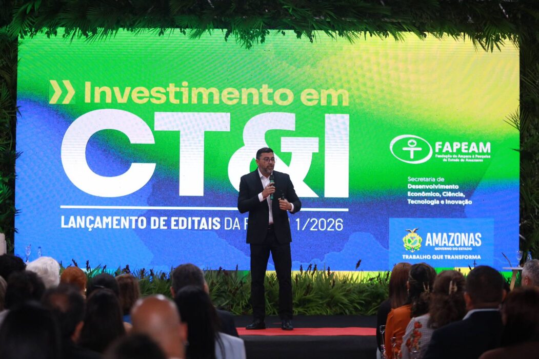 Governador Wilson Lima lança maior volume de editais de CT&I da história do estado, com investimento superior a R$ 81 milhões