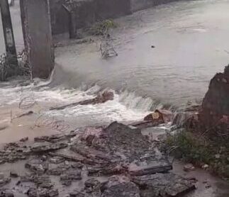 Muro da Base Aérea de Manaus desaba durante forte chuva