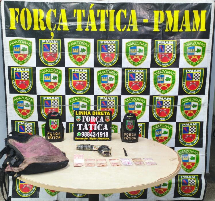 Polícia Militar do Amazonas prende suspeito de roubo a ônibus do transporte coletivo
