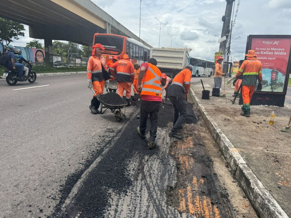 Prefeitura realiza recuperação de importantes corredores viários